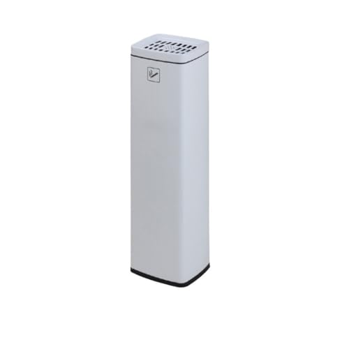 Commercial Stainless Steel Smoking Area Ashtray with Veal Cigarette Collect Cylinder for Lobby and Stairway - Black Cigarette Butts Disposal Solut for Balconies