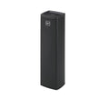 Stainless Steel Veal Ashtray for Commercial Smoking Areas - Lobby & Stairway Cigarette Collect Cylinder - Black Design for Outdoor Balconies & Patios