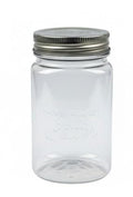 Daiso Plastic Jar – 300 ml Reusable Plastic Storage Container for Food, Crafts & Organization