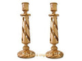 Pair of Hollow Twist Candle Holders