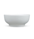 Daiso Round Bowl, White (1 Pc) - 18.5X7.5Cm