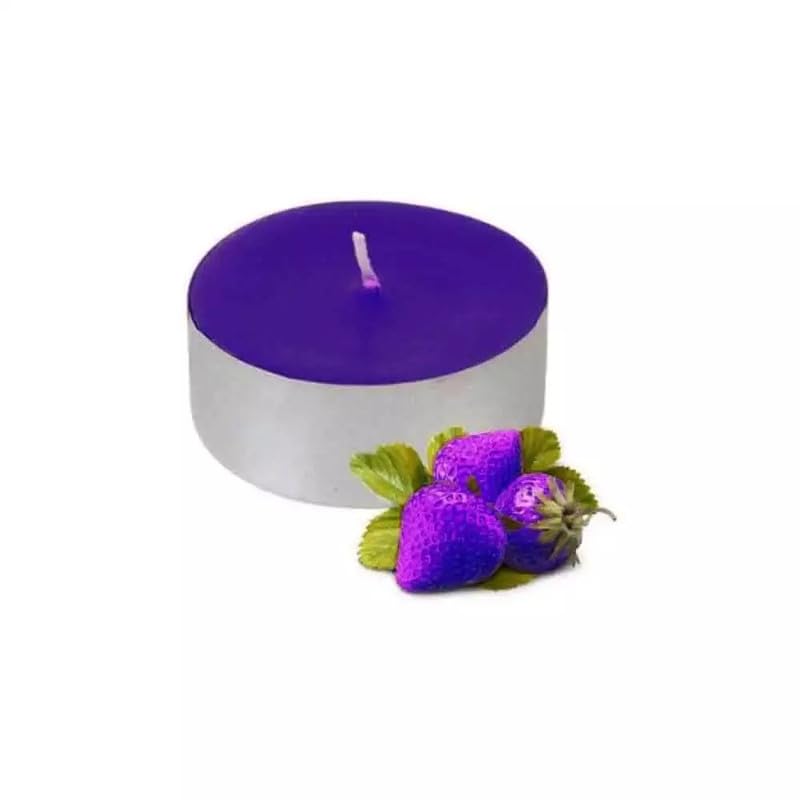 Unscented Tealight Candles Smokeless Small Blue Candles- 50pcs