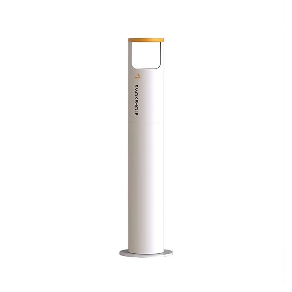 Standing Ashtray Outdoor Commercial Districts Stainless Steel Rainproof Ash Pillar Vertical Cigarette Cylinder Patio(????)