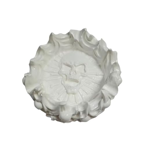 Creative Purple Ashtray Scary Plaster Ornament Personalized Novel Cigarette & Cigar Holder Realistic Halloween Home Decor Small Size Gift Idea