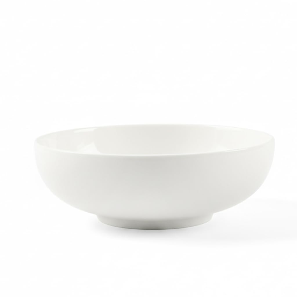 Cuisine Art EFE Bone China Bowl 5.5 Inch (Set of 1) | Premium White Round Bowl (14 x 14 x 5 cm) | Lightweight Bone China Bowls for Soup, Cereal, Snacks, Desserts & Daily Dining