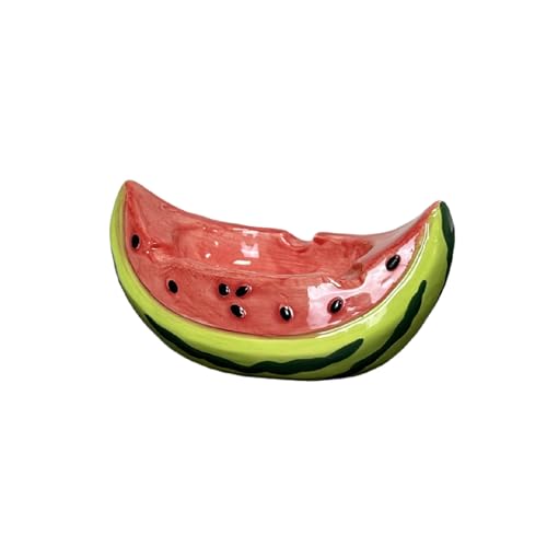Cute Watermn Ashtray Kaii Fruit Design Detive Watermn S Ash Tray for Home & Office Fun Gift Idea for Smokers (Yellow)