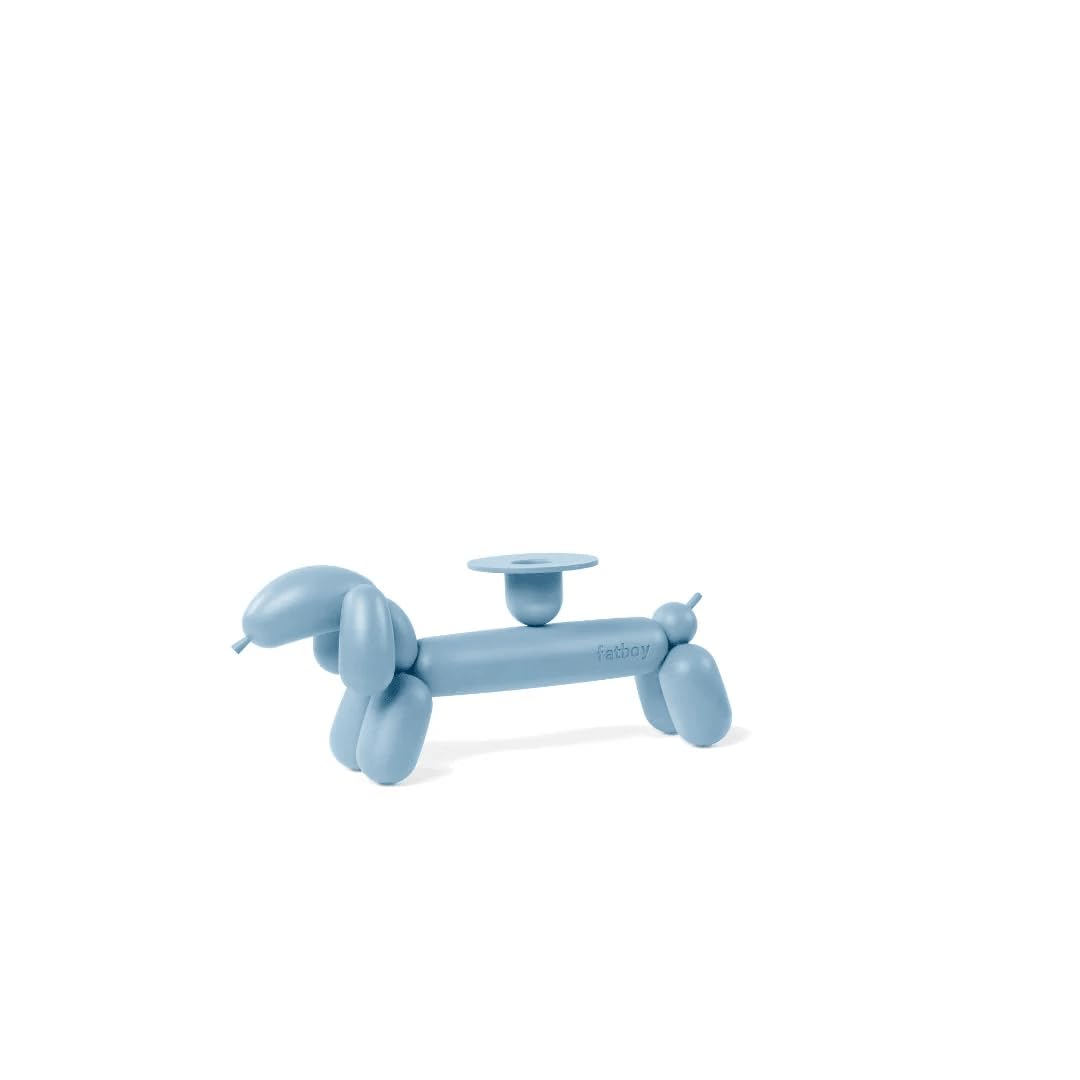 Fatboy Can-dog Candle Holder – Wave Blue | Indoor Decorative Candle Stand | Modern Home & Table Decor | 10.7 x 28.5 x 8.2 cm | Stylish & Elegant Lighting Accessory