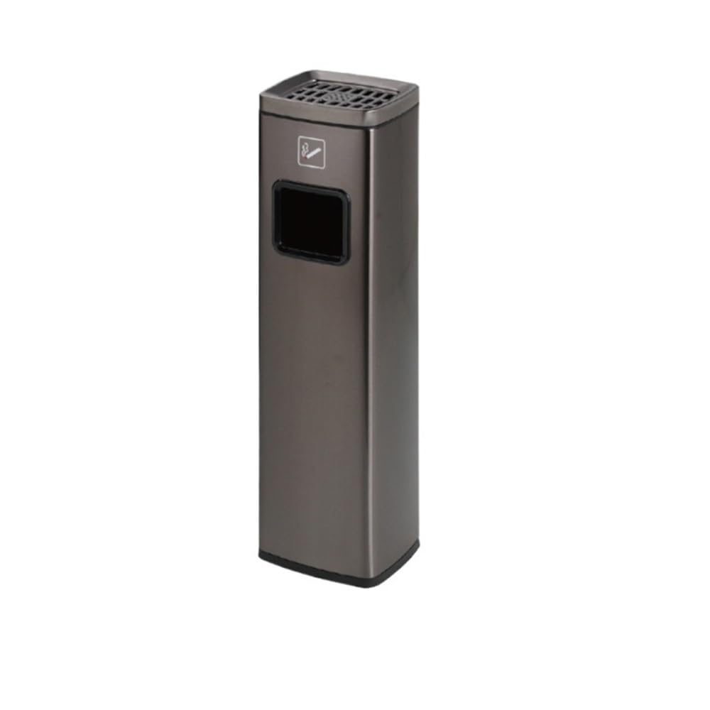 Standing Ashtray Smoking Area Ash Columns Lobby Stairway Extinguisher Vertical Stainless Steel Cigarette Butt Collection Trash Cans Patio(Multi-colored)