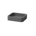 Practical ashtray Square Ashtray Cement Indoor Outdoor, for Room Living Dining Offices Garden Bar Cafe Hotel(Dark grey)