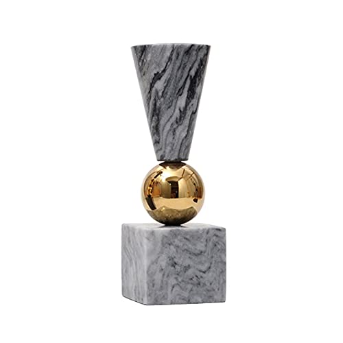 Display Candelabra Marble Candle Holder Decoration Stainless Steel Ball Simple Modern Home Living Room Dining Table Light Luxury Room Accessories Decoration Candle Holders (Color : A)