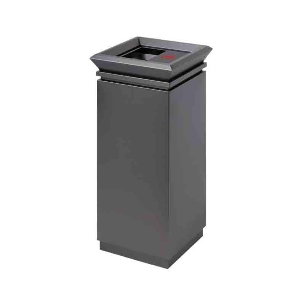 Standing Ashtray Stainless Steel Ashtray Column Corridor Aisle Hotel Club Hall Outdoor Trash can Lobby Vertical Gray/Gold Black Patio(Gray)
