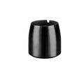 Practical ashtray Ashtray Black Round Stainless Steel for Hotel Office Room Desktop Decorations(????)