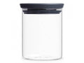 Brabantia Stackable Glass Jar, 0.6 L