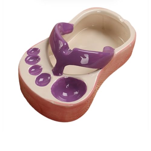 Funny Flip Flop Ashtray Creative Mini Fries Plate Cute Ss Design Perfect for Home & Hotel Decor Gift for Friends Fun Room Accessories