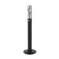Standing Ashtray Stainless Steel Iron Baked Enamel Can Be Fxed Cigarette Butt Column for Hotel Lobby Street Patio
