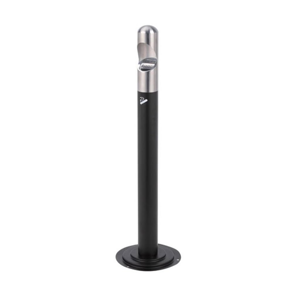 Standing Ashtray Stainless Steel Iron Baked Enamel Can Be Fxed Cigarette Butt Column for Hotel Lobby Street Patio