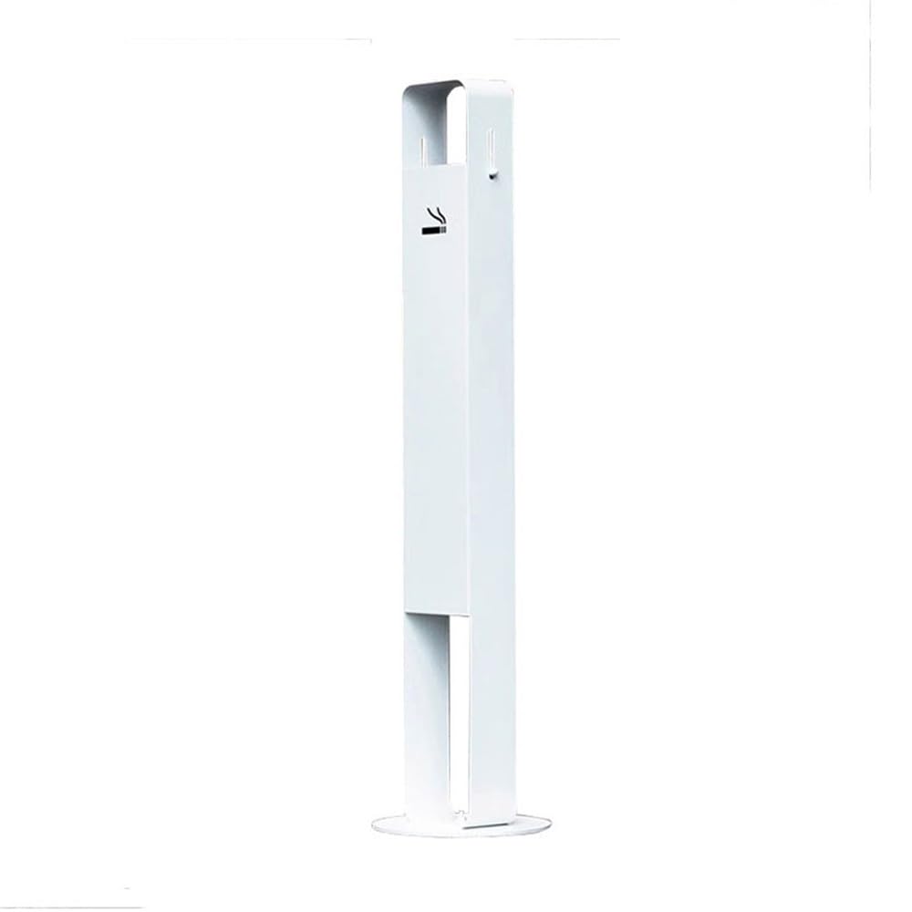 Standing Ashtray Stainless Steel Rainproof Ash Pillar, Commercial Cigarette Butt Collection Standing Ashtray Patio(????)