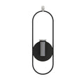 Show Candelabra Metal Candlestick Wall Mounted Geometric Oval Candle Holder Modern Tea Light Hanging Home Decoration Accessories Decoration Candle Holders