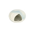 Practical ashtray Semi Closed Ashtray Ceramic Chinese Style, for Living Room Office Restaurants Bar and Home Art Decoration