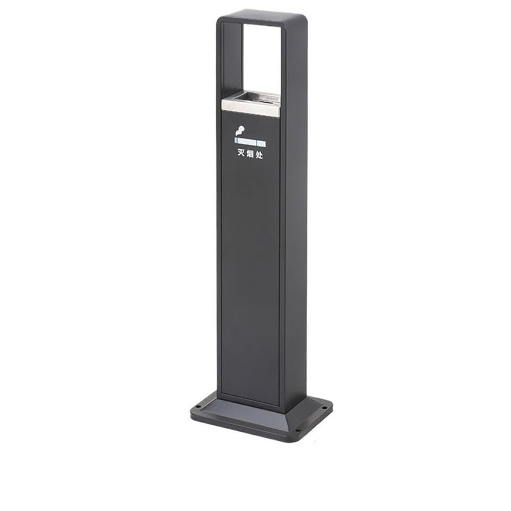 Standing Ashtray Stainless Steel Floor Standing Ash Column Cigarette Extinguishing Bucket Butt Collection Outdoor Patio
