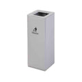 Standing Ashtray Black/White Outdoor Ash Pillar Hotel Trash can Lobby Vertical Stainless Steel Corridor Aisle Club Patio(????)