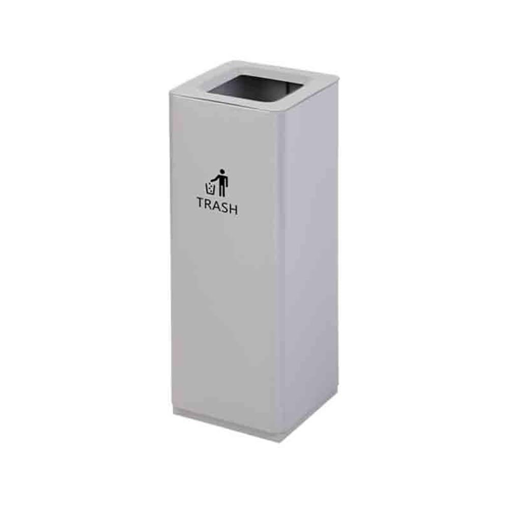 Standing Ashtray Black/White Outdoor Ash Pillar Hotel Trash can Lobby Vertical Stainless Steel Corridor Aisle Club Patio(????)
