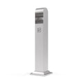 Standing Ashtray Outdoor Street Vertical Cigarette Butt Column Smoking Area Rainproof Ash Pillar Patio