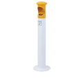 Standing Ashtray Stainless Steel Ash Pillar Hotel Cigarette Butt Collection Vertical Extinguishing Smoking Trash Can Outdoor Patio(????)