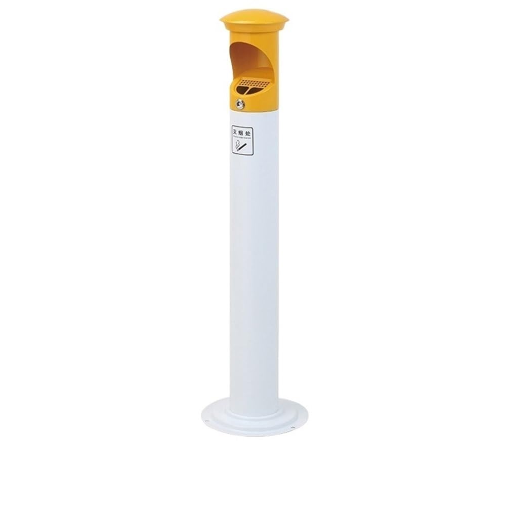 Standing Ashtray Stainless Steel Ash Pillar Hotel Cigarette Butt Collection Vertical Extinguishing Smoking Trash Can Outdoor Patio(????)