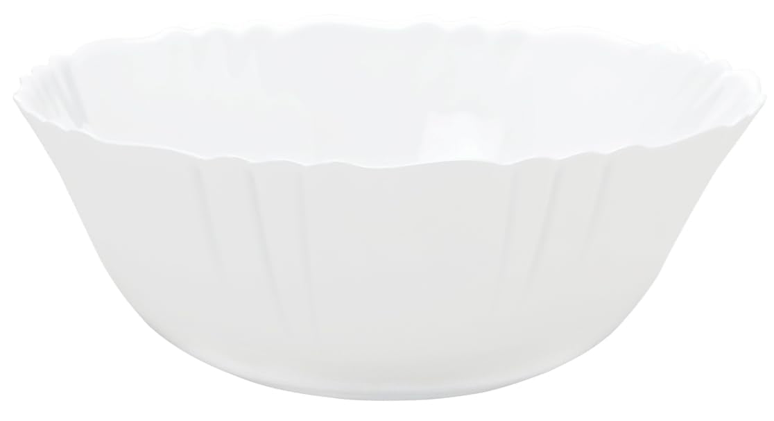 Ester Imperial Premium Opal Ware Plain Premium Serving Bowl, Small, 17.5 cm