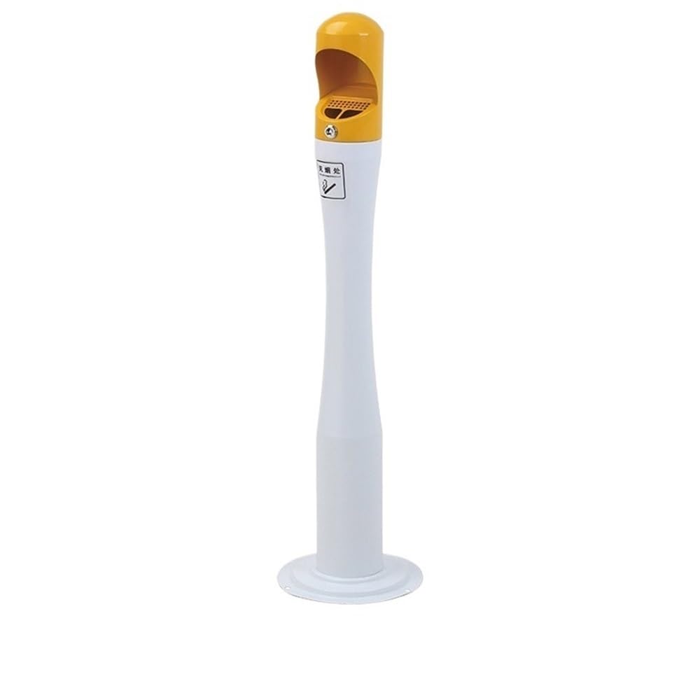 Standing Ashtray Outdoor Stainless Steel Ash Pillar Hotel Cigarette Butt Collection Vertical Extinguishing Smoking Trash Can Patio(????)