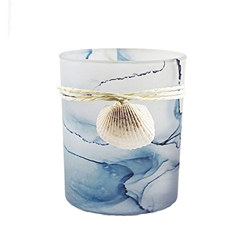 Candle Holders Creative Shell Glass Candle Holder Cup Romantic Candle Light Dinner Candle Holder Restaurant Home Decoration Ornaments Candle Stand (Color : A)