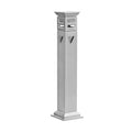 Standing Ashtray Outdoor Stainless Steel Floor Standing Ash Column Flat Top Cigarette Extinguisher Bucket Butt Collection Patio