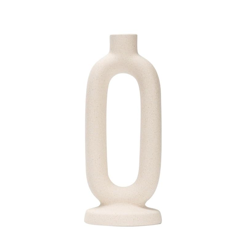 Candle Sconces Ceramic Candle Holder Home Decor Candlestick Living Room Decor Ornament Wedding Decoration Accessories Nordic Tableware Crafts Candle Stand/Display Candelabra (Color : M)