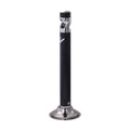 Standing Ashtray Can Be Fixed Outdoor Standing Ashtray Public Smoking Area Iron Baked Ename Ash Column Black Patio
