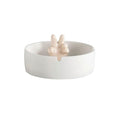 Practical ashtray Ceramic Ashtray Accessories Tabletop Cigarettes Ashtrays for Indoor Outdoor Patio Home Office Use 3 Slot Holder Ash Tray(????)
