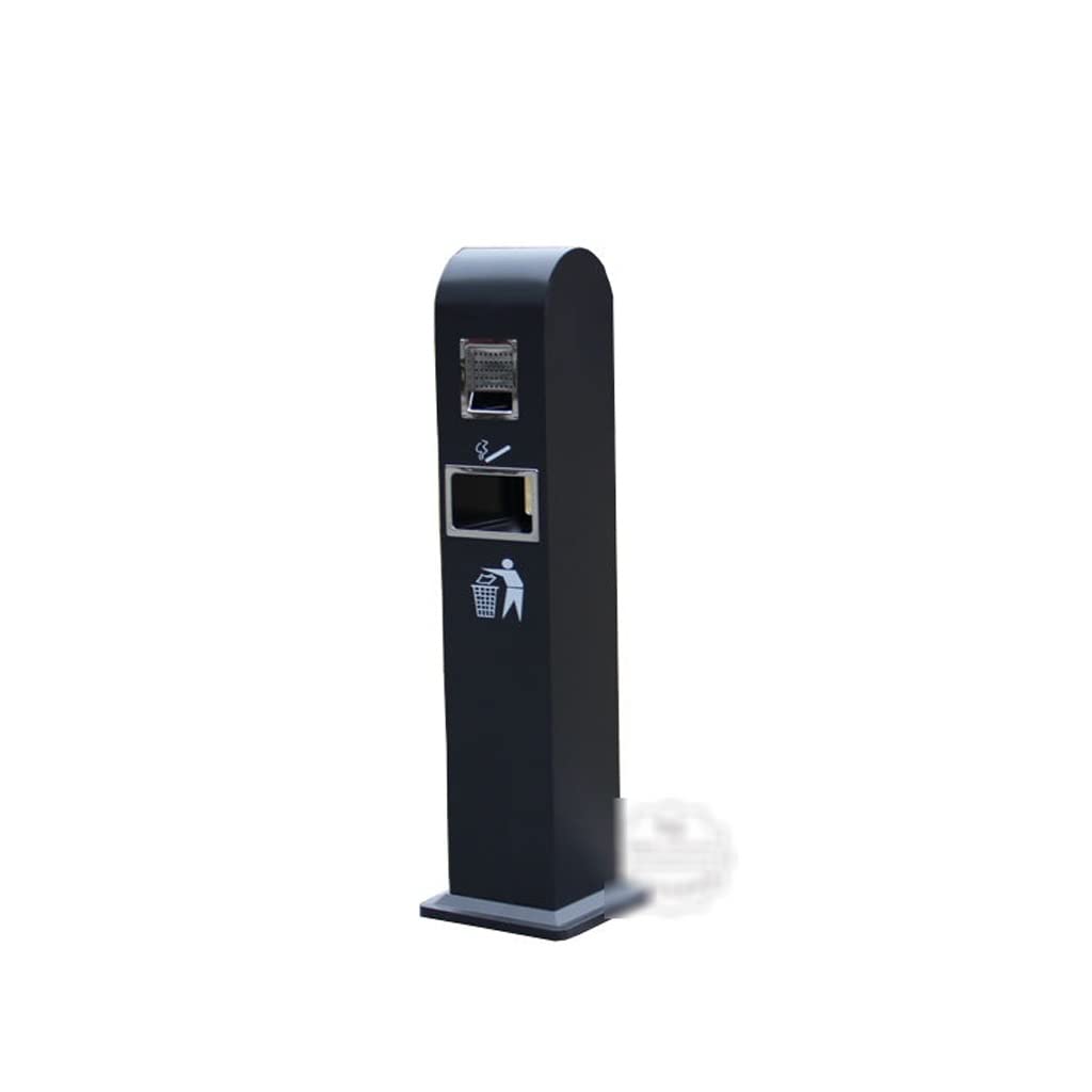 Ash Column Outdoor Vertical Barrel Cigarette Butt Pillar Shopping Mall Public Smoking Area Smoke Stainless Steel