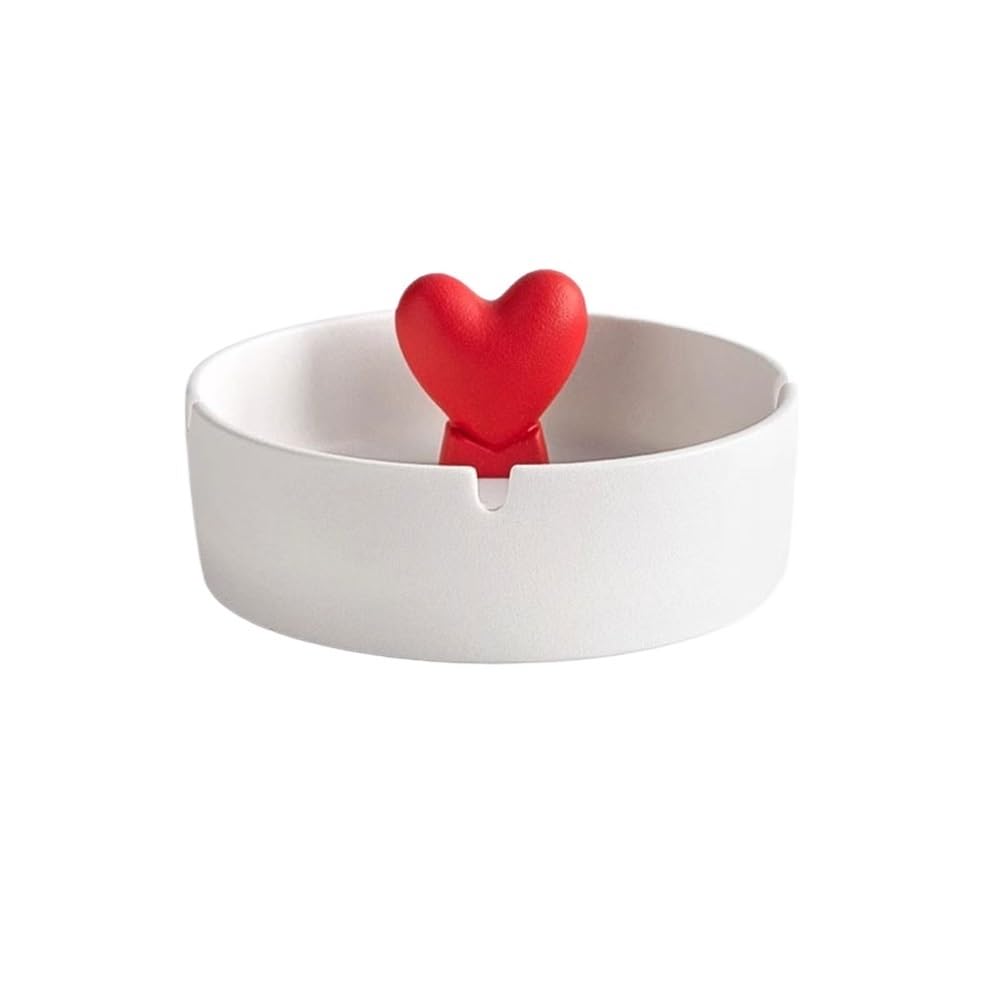 Practical ashtray Ceramic Ashtray Tabletop Round for Living Room Coffee Home Office Tablee Indoor Outdoor Use(????)
