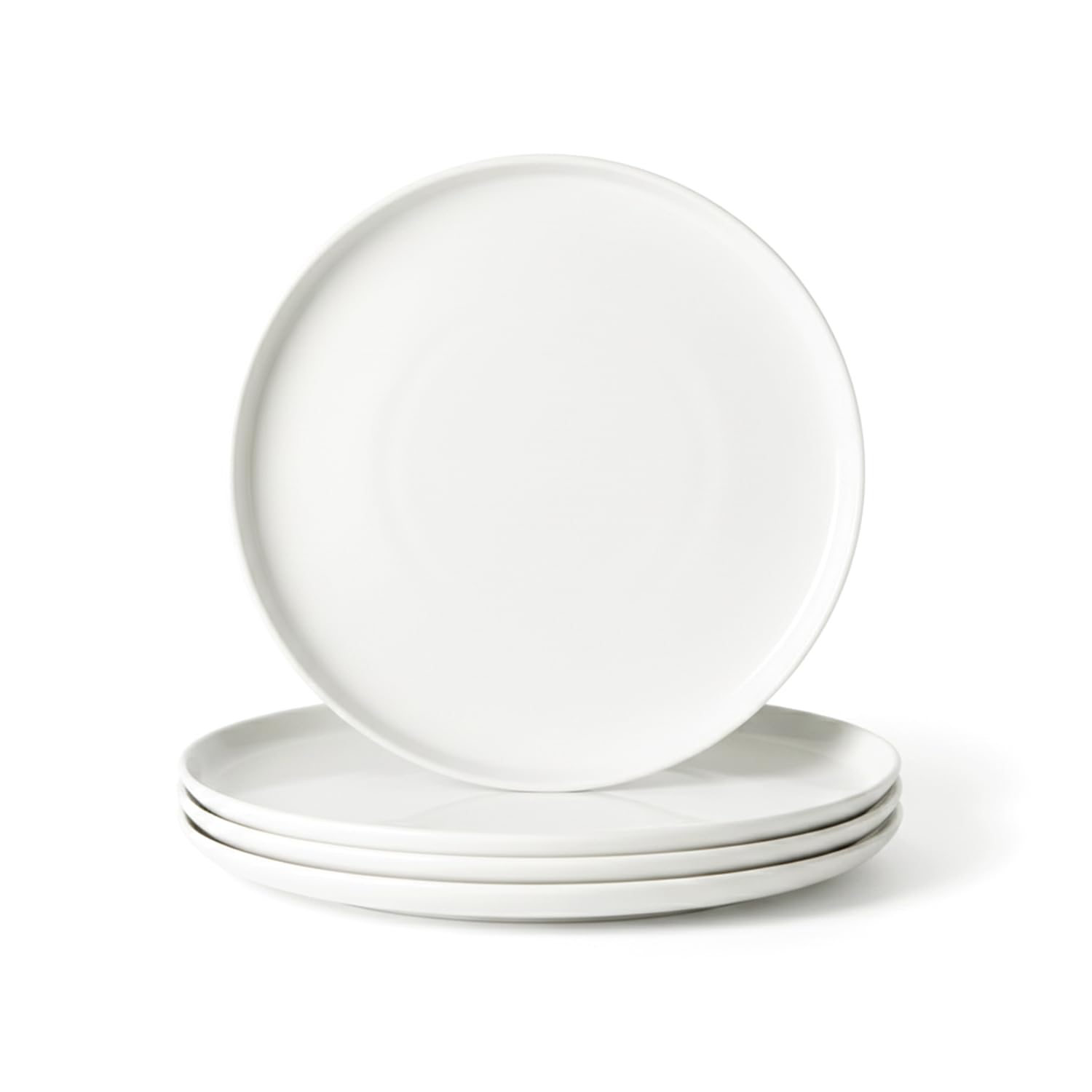 Cuisine Art EFE Bone China Dinner Plate 10.5 Inch (Set of 4) | Premium White Round Dinner Plate | Elegant Lightweight Kitchen Plates for Daily Dining, Hotels, Restaurants & Special Occasions