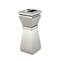 Standing Ashtray Corridor Aisle Hotel Club Ash Column Hall Outdoor Trash can Lobby Vertical Stainless Steel Silver/Gold Patio(Silver)