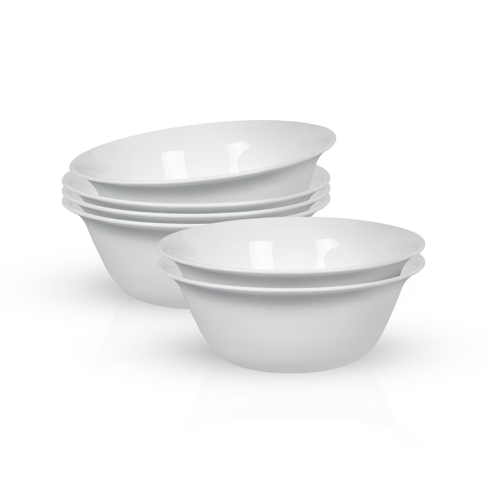Royalford Opalware Premium 6" Serving Bowl RF12804 Pack of 6pc