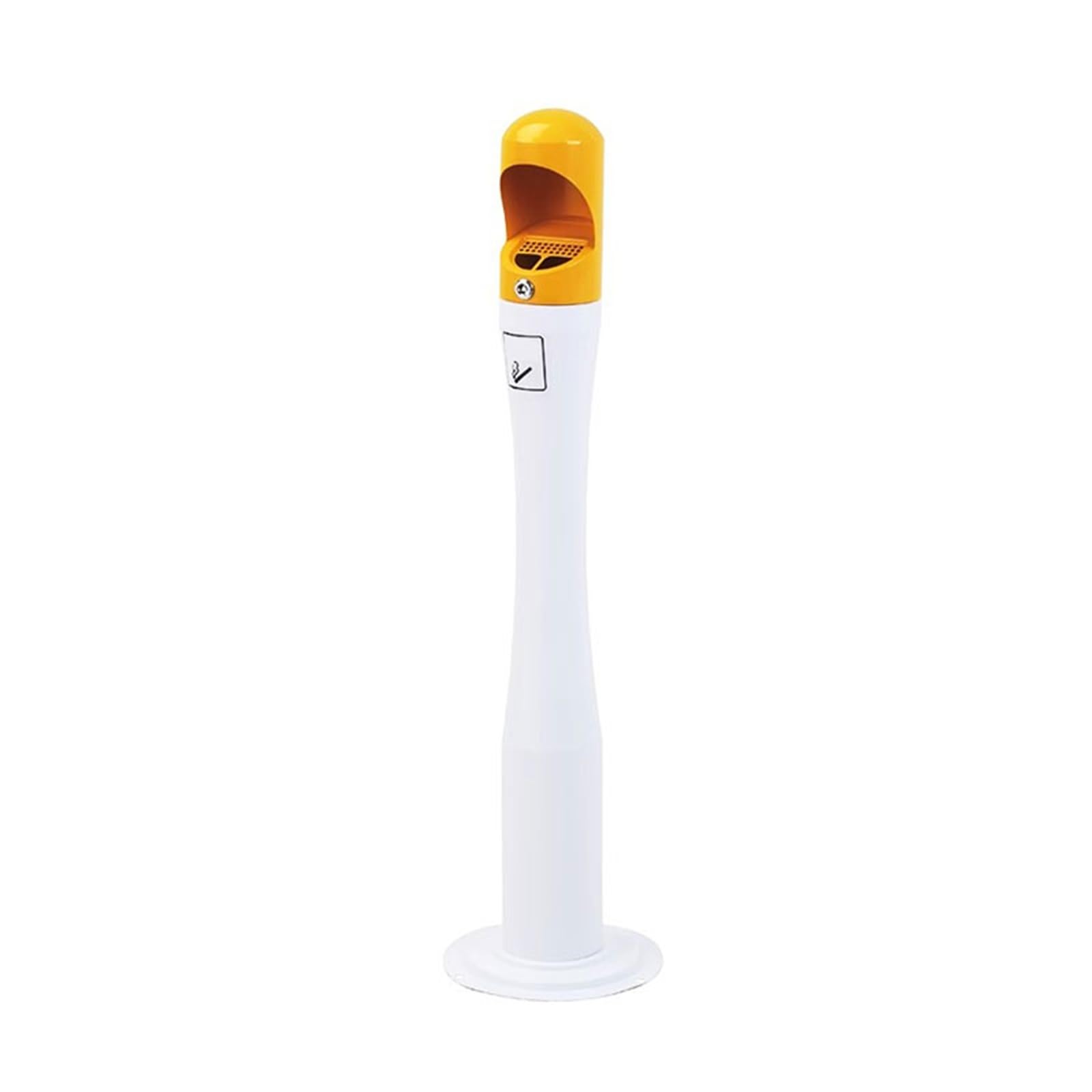 Standing Ashtray Iron Baked Ename Cigarette Butt Column, Outdoor Commercial Vertical Ash Pillar Patio