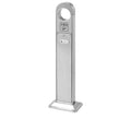 Standing Ashtray Silver/Black Outdoor Rainproof Stainless Steel Floor Standing Ash Column Cigarette Extinguisher Bucket Patio(Silver)