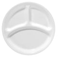 Corelle Livingware 10-1/4-Inch Divided Dish, Winter Frost White pack of 6