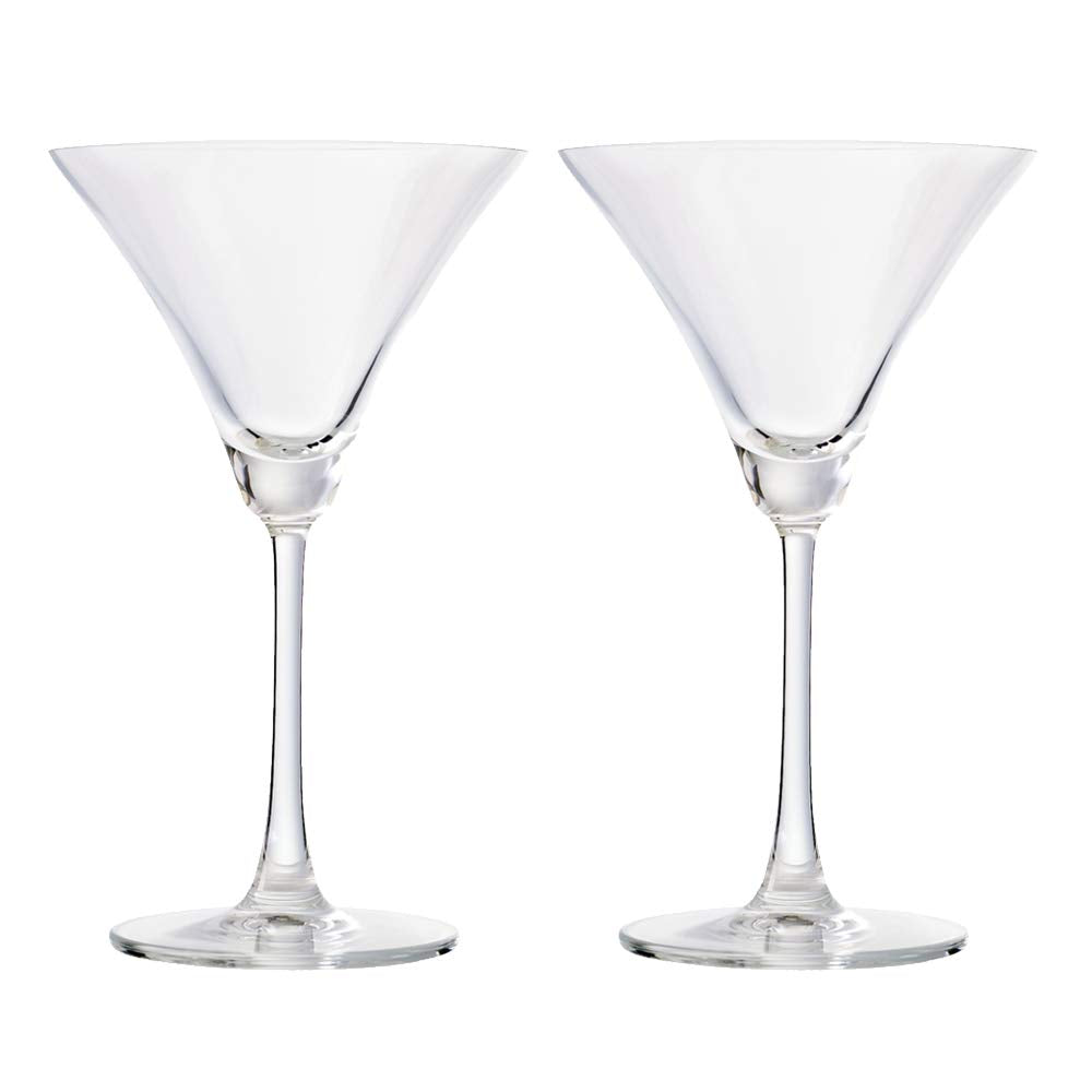 Ocean Madison Cocktail Glasses Set Of 2, Clear, 285 Ml, 015C1002, Martini Glass, Coupe Glass, Margarita Glass, V-Shaped Glass, Conical Glass