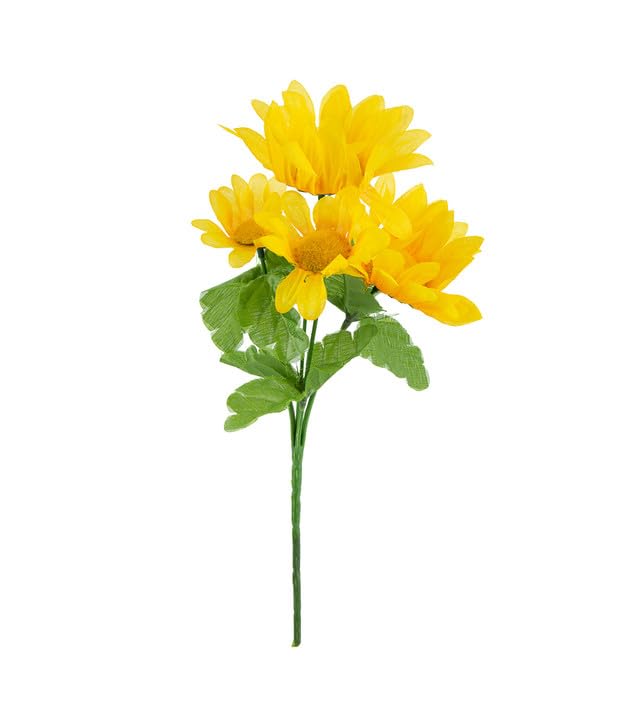 Artificial Sunflower Bush - Yellow