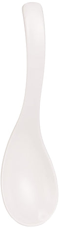 Dinewell Melamine White Serving Spoon, White, 9.75 Inch, Dws5014W ,1 Pc