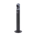 Standing Ashtray Outdoor Vertical Iron Baked Enamel Ash Column, Can Be Fxed Rainproof Collection Cylinder Patio