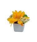 Artificial Sunflower Pot - Yellow
