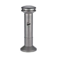 Stainless Steel Ashtray Cigarette Ash Bin Stand Up Windproof Ash Tray Creative Smokeless Metal Ashtrays Outdoor Garden(Gray)